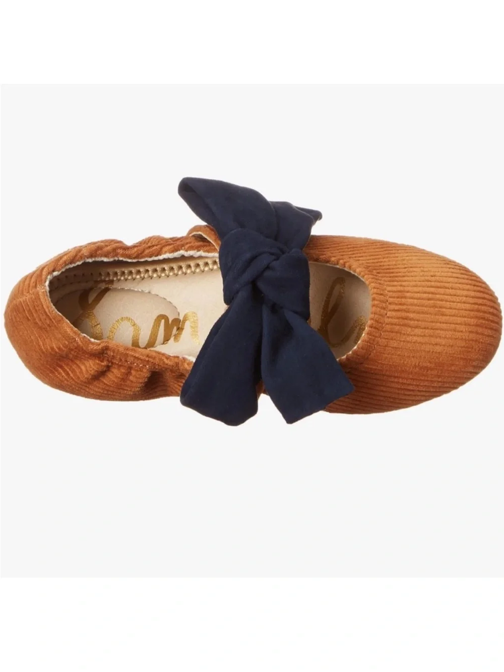 Sam Edelman Felicity Mary Jane Girls Flats Size  2  Mustard/Navy